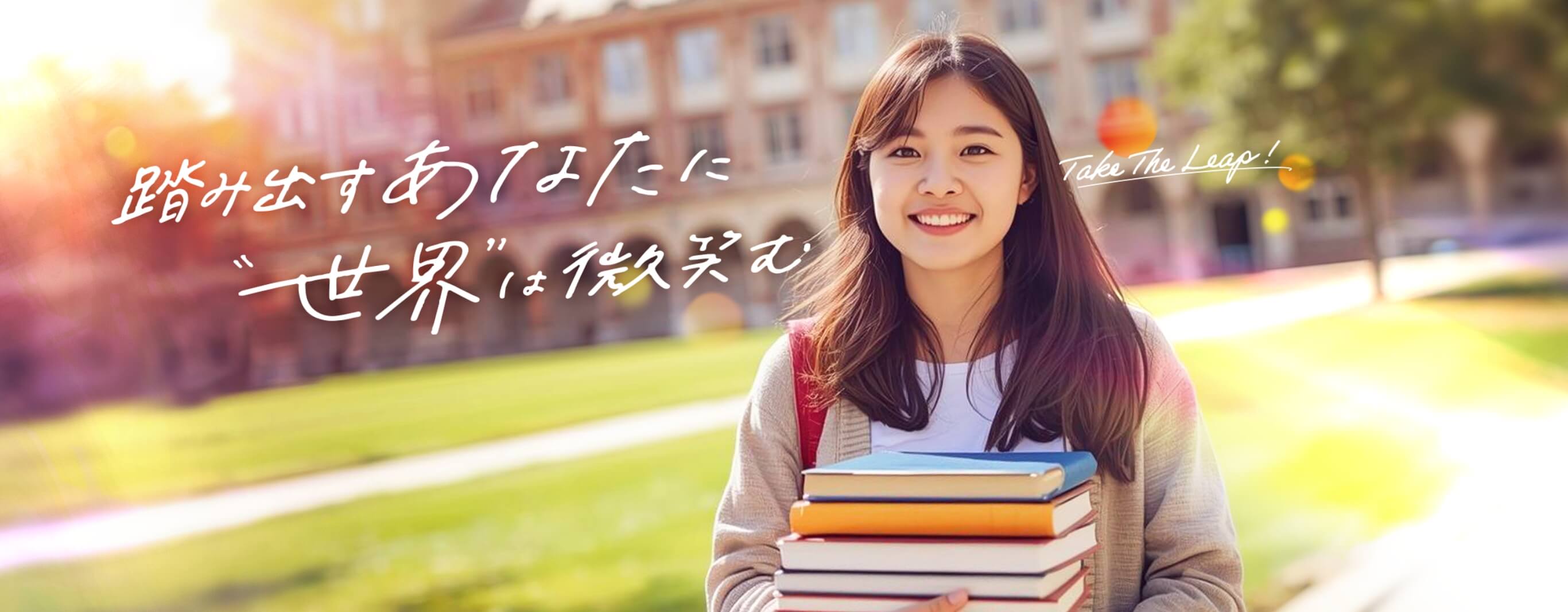 踏み出すあなたに世界は微笑む